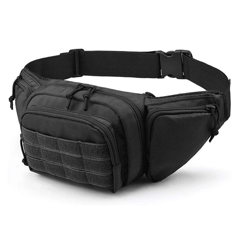 Sac De Taille Pour Pistolet Sac Banane Militaire Sac À Bandoulière Sac De Poitrine D'extérieur Étui De Transport Dissimulé - Kaki