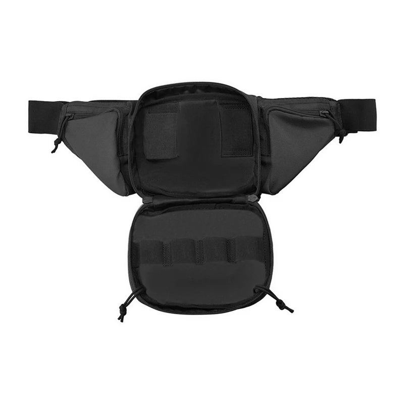 Sac De Taille Pour Pistolet Sac Banane Militaire Sac À Bandoulière Sac De Poitrine D'extérieur Étui De Transport Dissimulé - Kaki