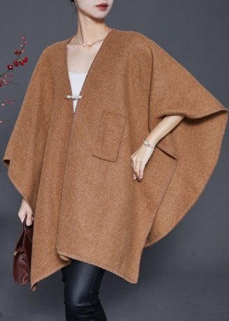 Cardigans En Laine Camel Surdimensionnés Hiver