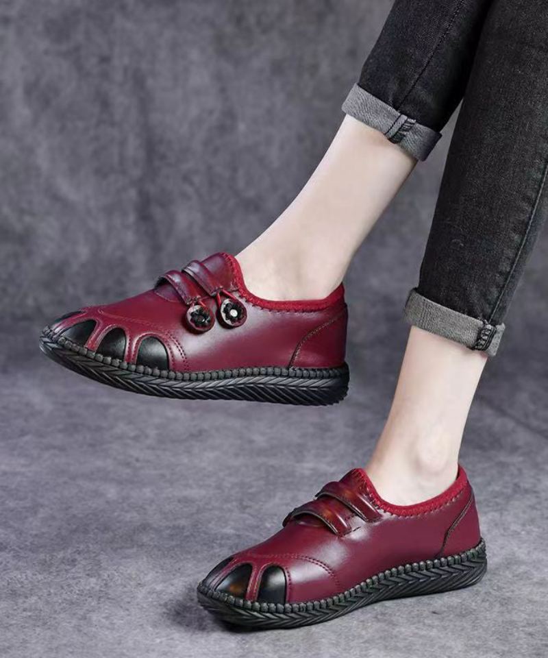 Chaussures Chaudes À Pieds Plats Pour Femmes Doublure En Laine Pelucheuse Noire - Manteaux en laine femmes