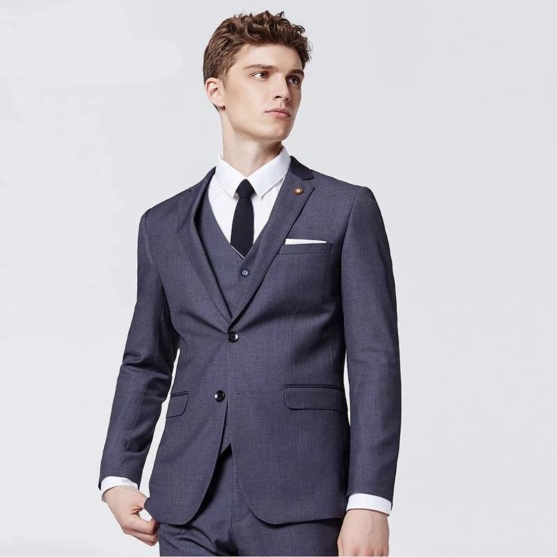 Arrivée Hommes Costumes Pour Mariage Marié Blazer - Noir