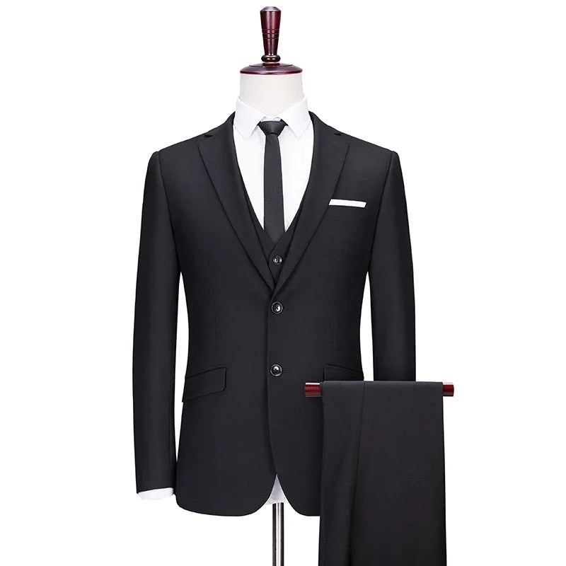 Arrivée Hommes Costumes Pour Mariage Marié Blazer - Noir