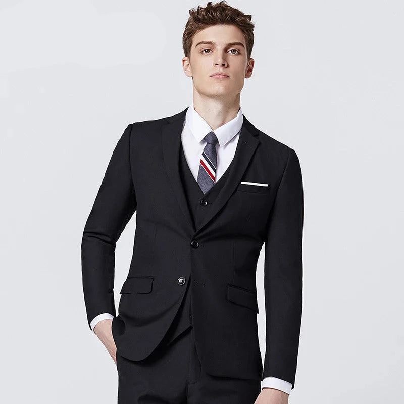 Arrivée Hommes Costumes Pour Mariage Marié Blazer - Noir