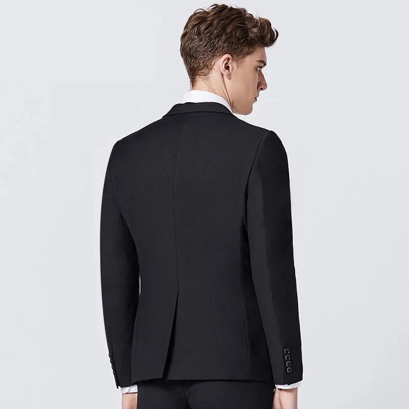 Arrivée Hommes Costumes Pour Mariage Marié Blazer - Noir