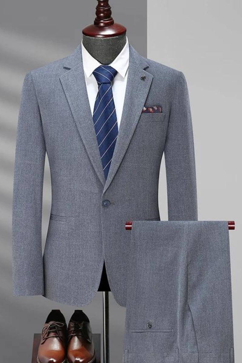 Beau Costume Pour Hommes Et Grosse Veste D'affaires Ample Mariage