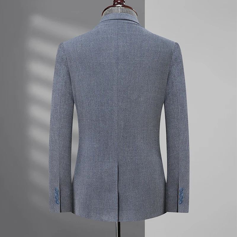 Beau Costume Pour Hommes Et Grosse Veste D'affaires Ample Mariage - Gris