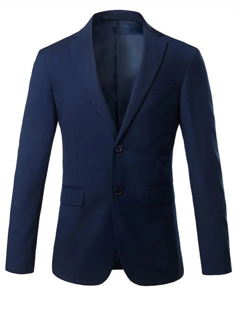 Blazer Décontracté Intelligent Pour Hommes Robe De Mariée Formelle Marié Spectacle Hauts Sociaux Veste De Costume - Gris