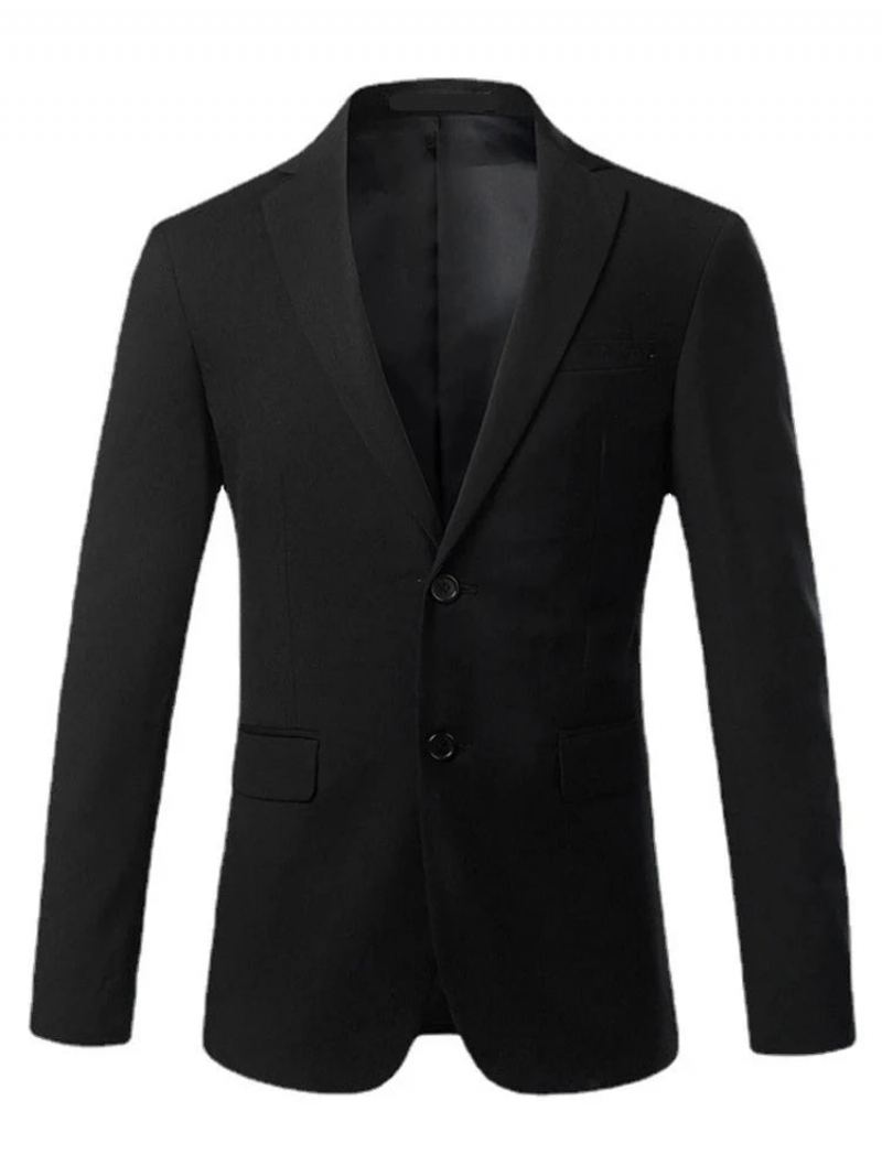 Blazer Décontracté Intelligent Pour Hommes Robe De Mariée Formelle Marié Spectacle Hauts Sociaux Veste De Costume - Gris