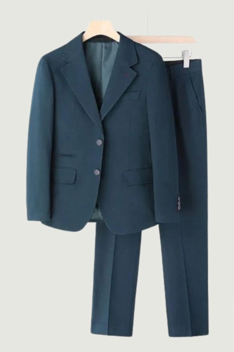 Costume Slim Fit De Mariage Pour Hommes Élégant Décontracté Deux Pièces Formel