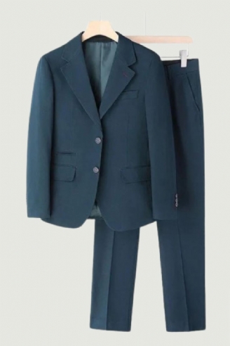 Costume Slim Fit De Mariage Pour Hommes Élégant Décontracté Deux Pièces Formel