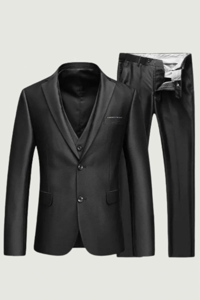 Costumes Slim Fit Pour Hommes Revers Cranté Business Mariage Marié Loisirs Smoking Dernières Conceptions De Pantalons Et De Manteaux