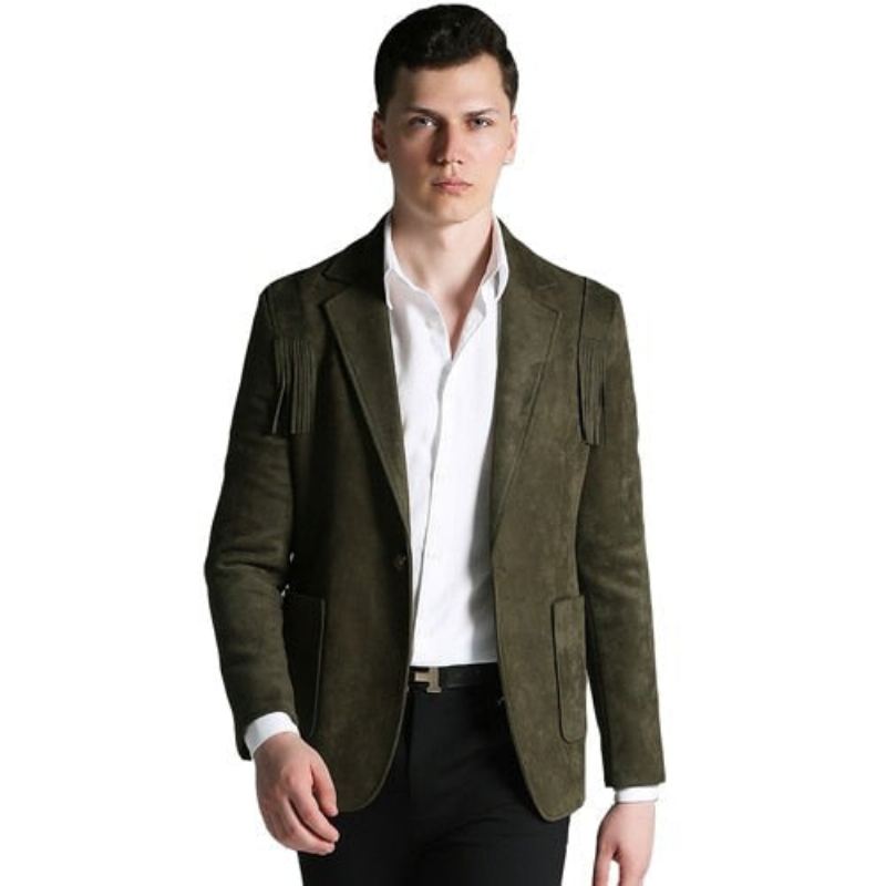 Veste Blazer Homme Coupe Cintrée Classique - Noir