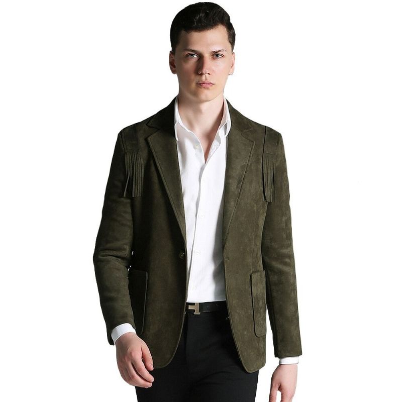 Veste Blazer Homme Coupe Cintrée Classique - Noir