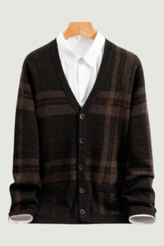 Cardigan En Cachemire Pour Hommes Veste Pull Surdimensionnée Automne Et Hiver