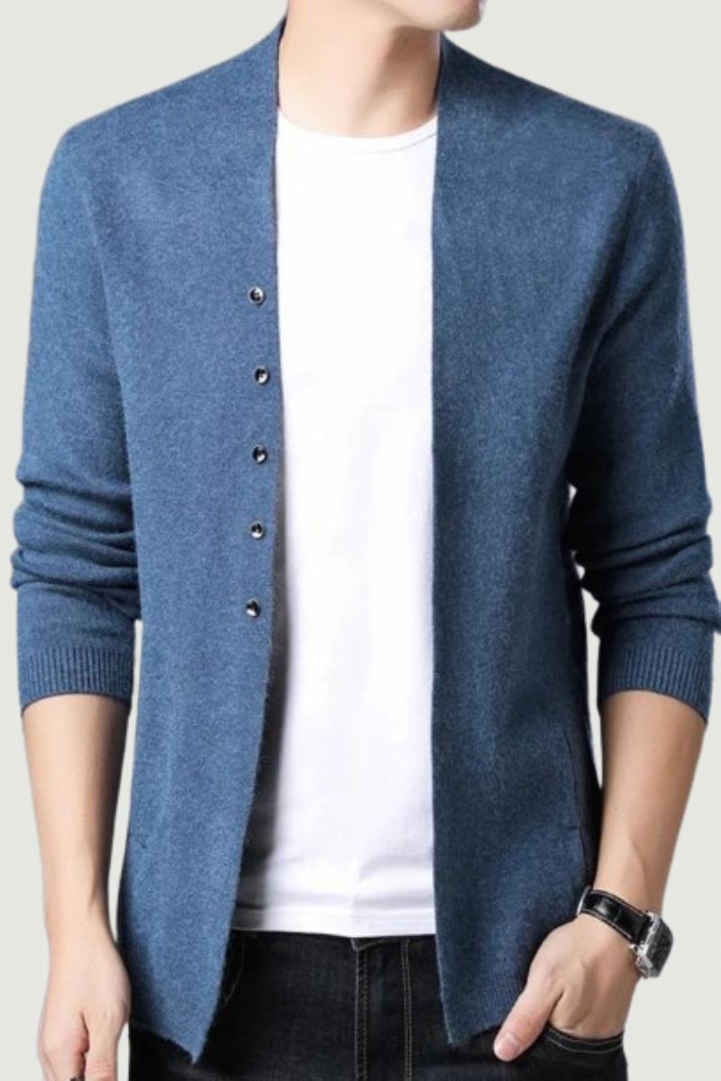 Hommes Cardigan Vestes Manteaux Streetwear Tendance Coupe-vent Automne Pardessus Pull Décontracté Veste Vêtements