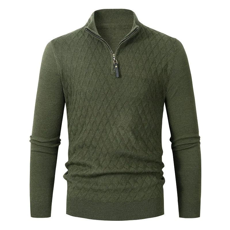 Pull Slim Polyvalent Automne/hiver Pour Homme - Crème