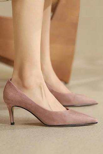 Chaussures D'été À Talons Hauts Fins Pour Femmes Escarpins Élégants À Bout Coulissant