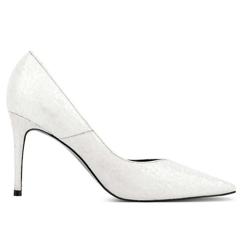 Escarpins Pour Dames Chaussures De Loisirs Solides Et Confortables Femmes - Blanc