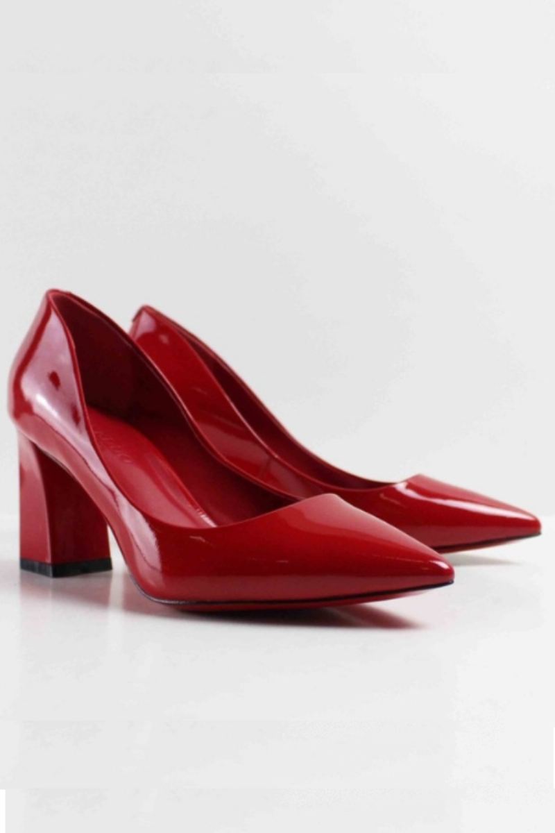 Escarpins Faits À La Main Pour Femmes Chaussures Rouges En Cuir Véritable À Talons Hauts Robe De Mariage Et De Bureau