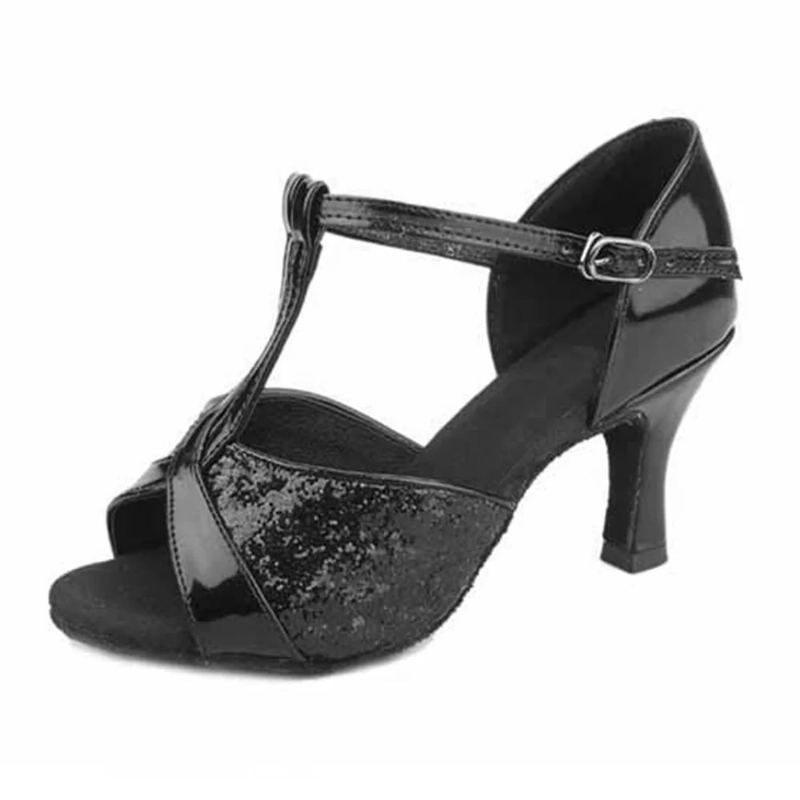 Chaussures Femme Filles Sandales Dames - 5Cm Noir