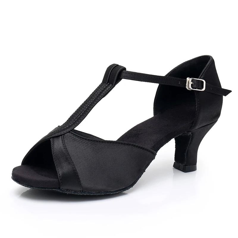 Chaussures Femme Filles Sandales Dames - 5Cm Noir