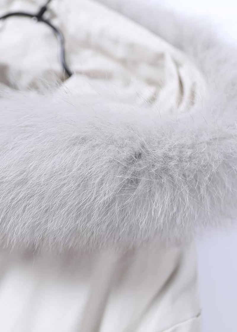 Manteau D'hiver Chaud Et Ample Parka À Capuche Avec Cordon De Serrage - Doudounes femmes