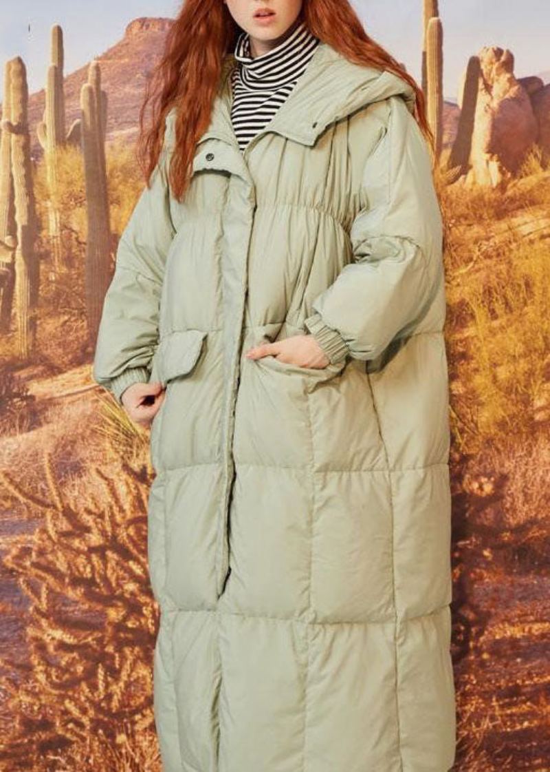 Manteau D'hiver Décontracté En Duvet De Canard Avec Poches À Capuche Bleu Marine - Bleu Marine