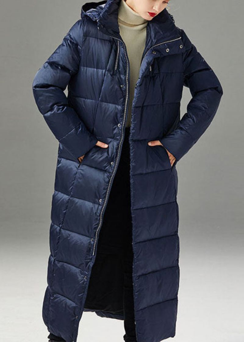 Manteau D'hiver Épais En Duvet De Canard Style Marine Coupe Slim À La Mode - Doudounes femmes