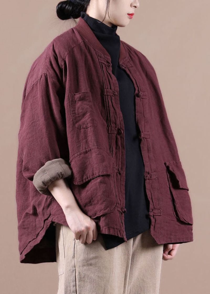 Manteau En Lin Surdimensionné Mulberry Parka D'extérieur - Mûrier