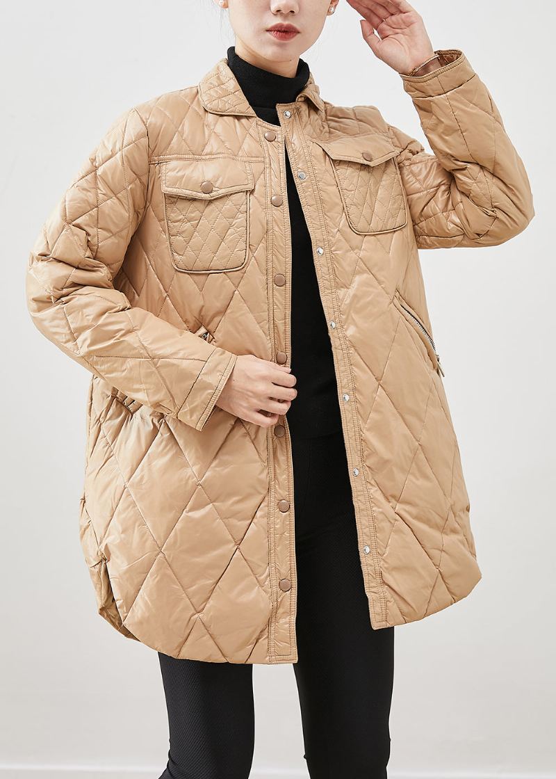 Veste Kaki En Duvet De Canard Canada Goose Col Claudine Hiver