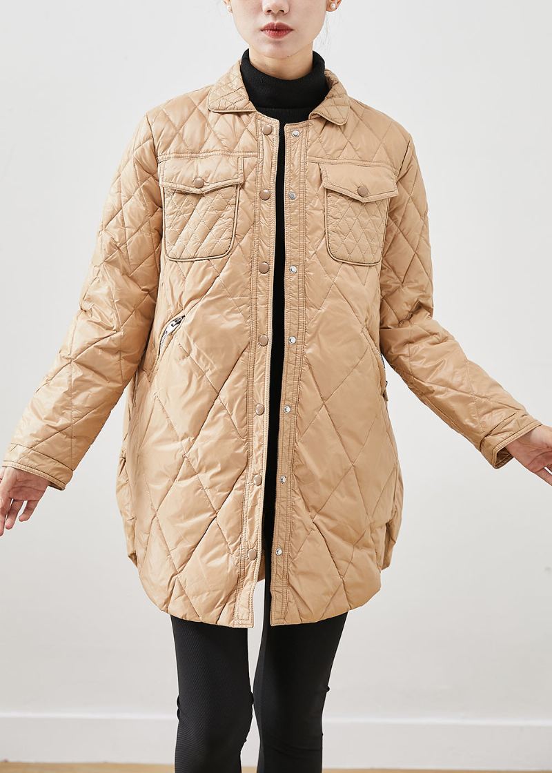 Veste Kaki En Duvet De Canard Canada Goose Col Claudine Hiver - Doudounes femmes