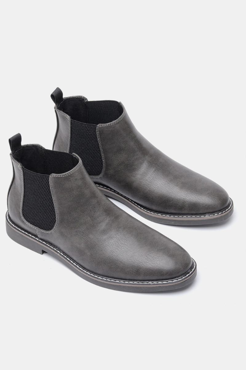 Bottes Homme Confortables En Cuir