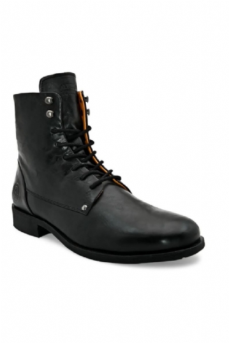 Bottes À Lacets Homme Noir