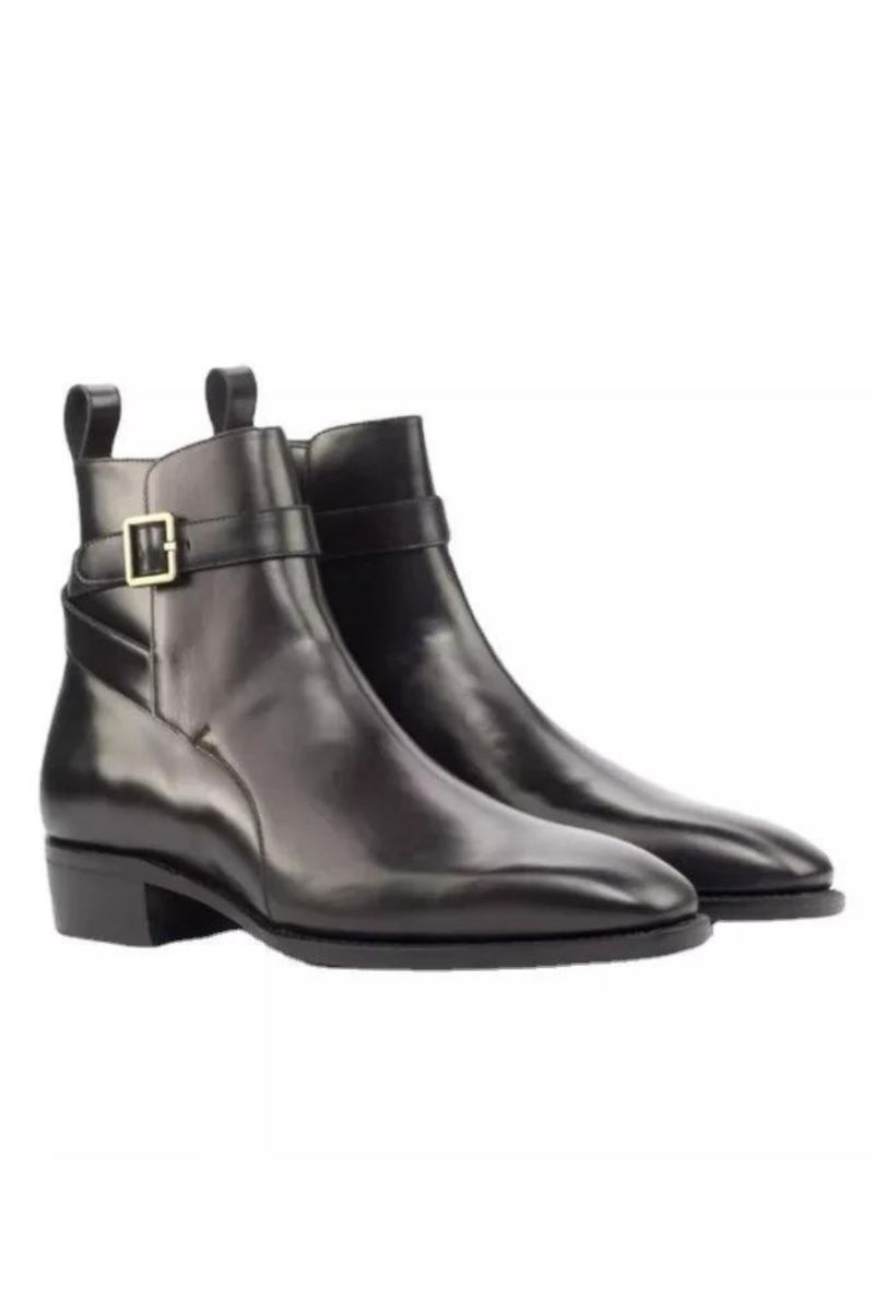 Solide Chelsea Hiver Hommes Bottes Chaussures De Travail Ajouter Velours De Créateur En Cuir Véritable