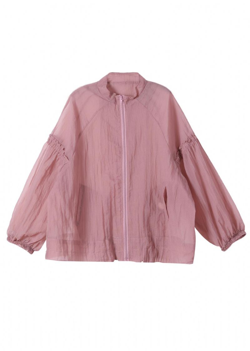 Club Pink Upf 50+ Manteau Veste D'été À Manches Longues - Rose