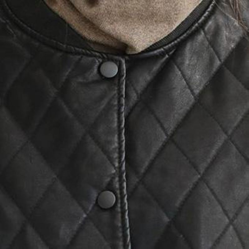 Manteau Court Décontracté Noir En Pu Pour Femme Veste À La Mode - Manteaux d'hiver femmes