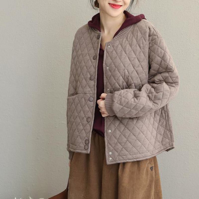 Manteau Court Épais De Style Coréen Pour Femmes Veste Ample Décontractée Nouvelle Collection