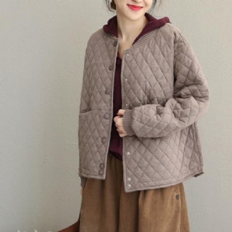 Manteau Court Épais De Style Coréen Pour Femmes Veste Ample Décontractée Nouvelle Collection