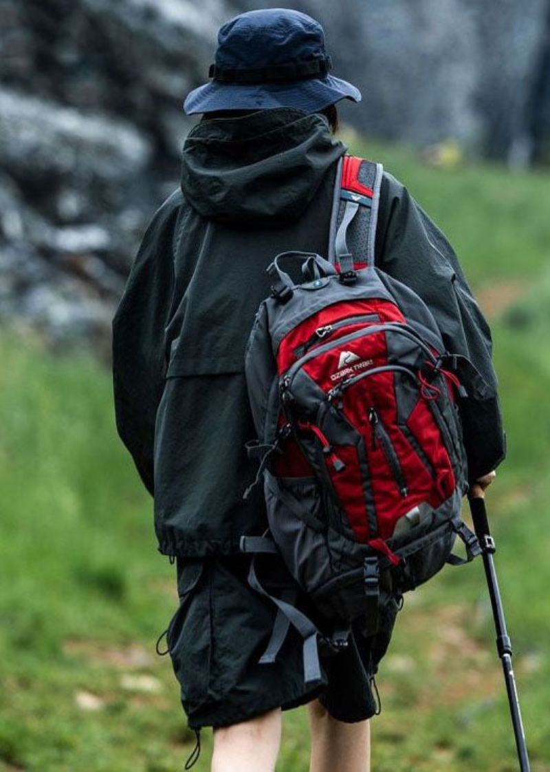 Manteau Décontracté À Capuche Vert Armée Avec Poches Et Cordon De Serrage Printemps - Manteaux d'hiver femmes