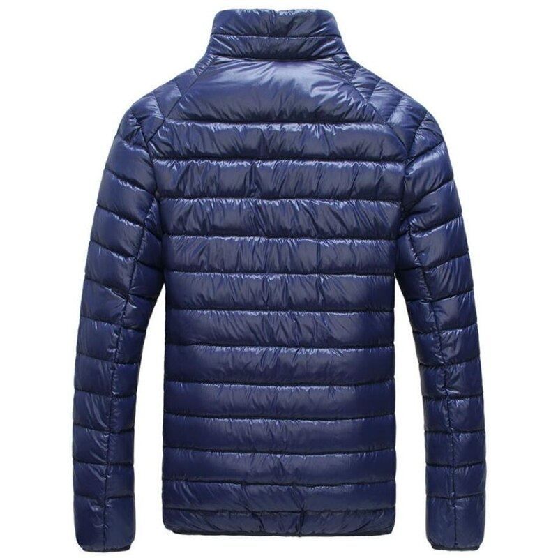 Ultra Léger 90% Blanc Canard Doudoune Hommes Chaqueta Hombre Coupe-vent Décontracté Parka Ultraléger Mince Vestes Taille M-3xl - Noir